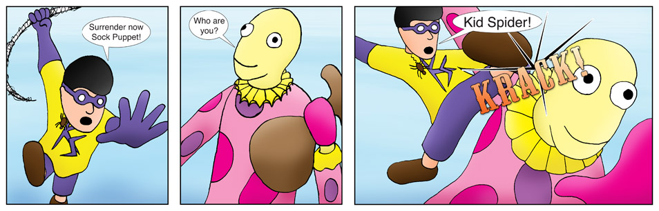 Kid Spider Adventures Beginnings Comic 1