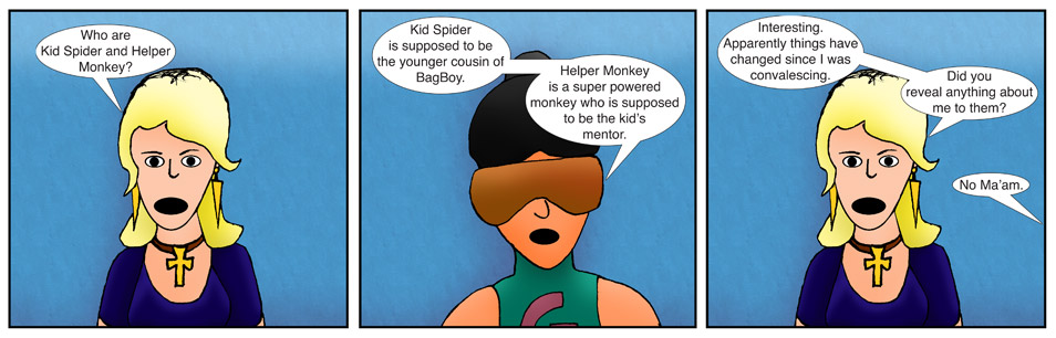 Kid Spider Adventures Gorilla Girl Comic 14