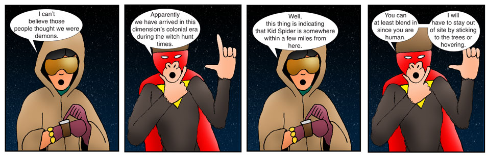 Kid Spider Adventures Time Jump Comic 9