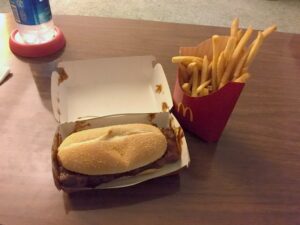 McRib meal