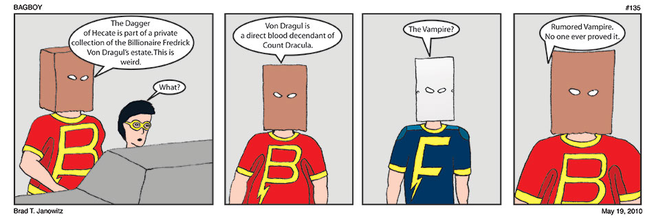 Bagboy Adventures Comic #135