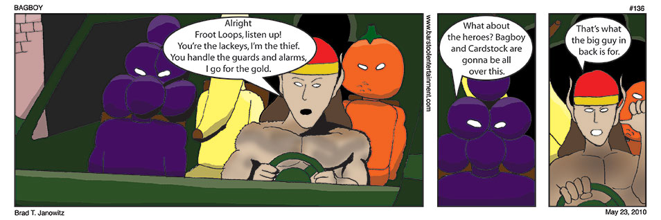 Bagboy Adventures Comic #136