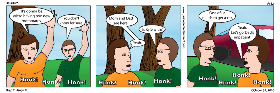 Bagboy Adventures Comic #182